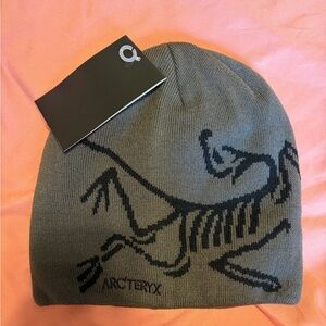 Arc'teryx Charcoal Beanie with Black Design